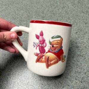 Vintage Winnie the Pooh and Piglet Ceramic Mug